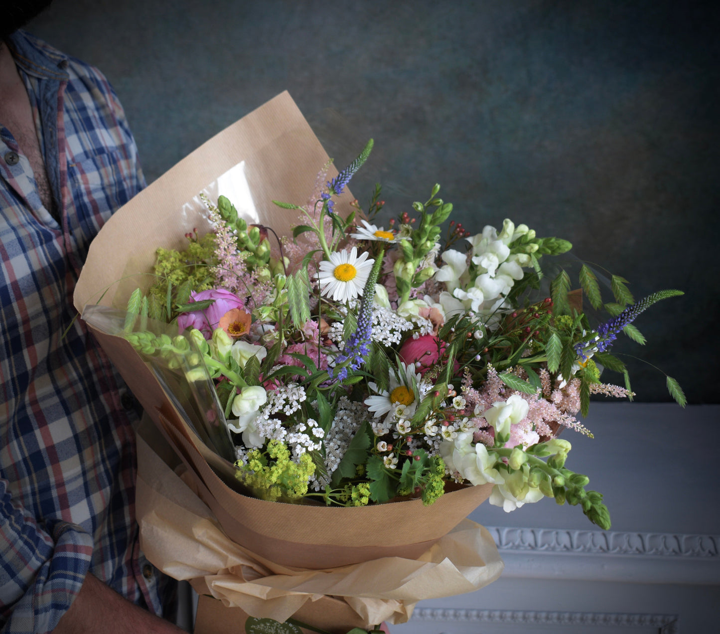 A Gathered Seasonal Bouquet - Farmers & florists  Choice