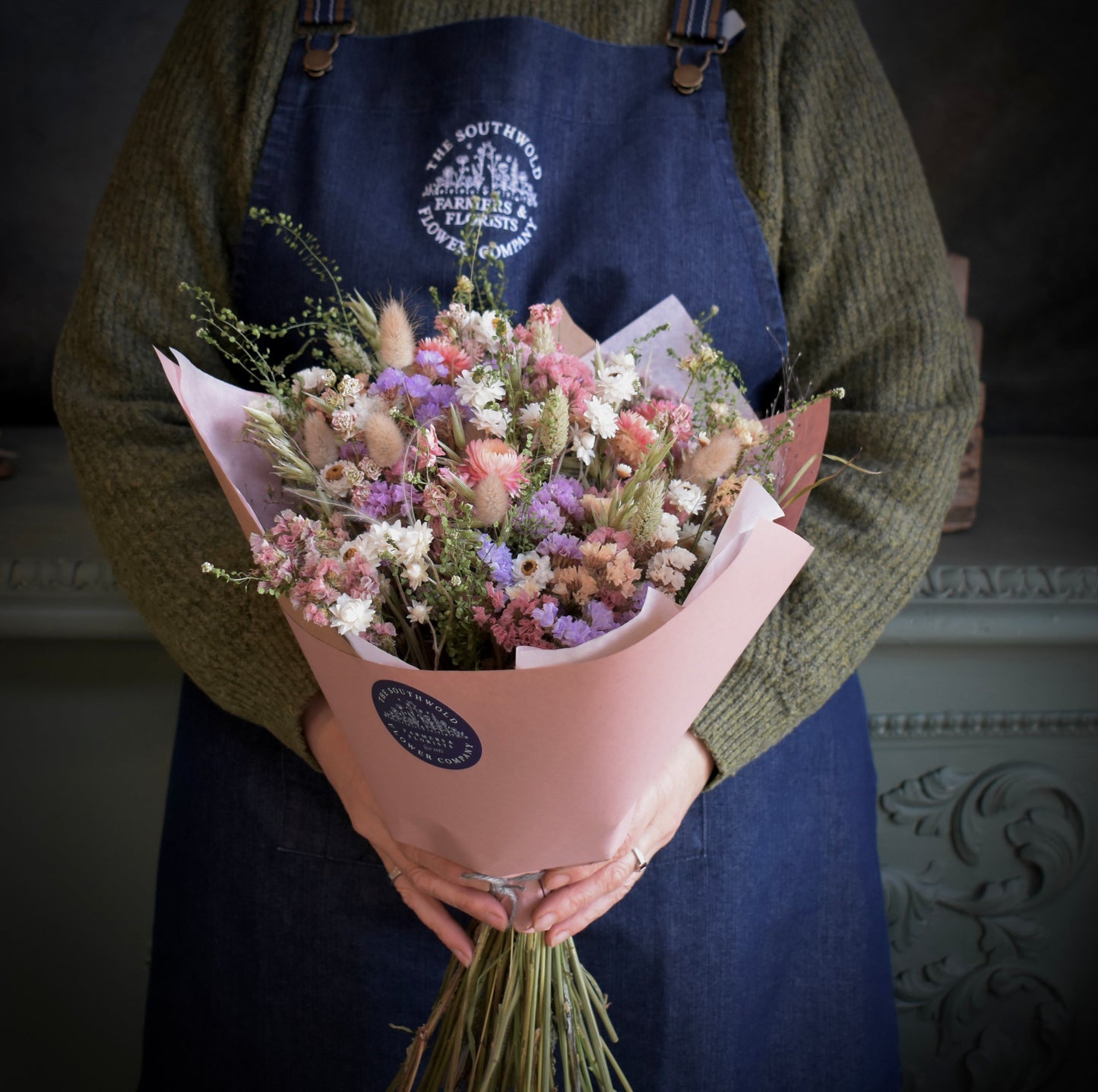 'Wild Flower Everlasting Bouquet' ~ Mixed Meadow pastels